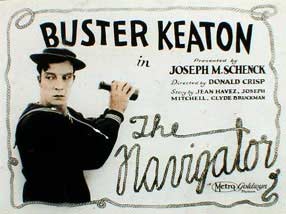El Navegante [The Navigator] (1924) de Buster Keaton y Donald ...